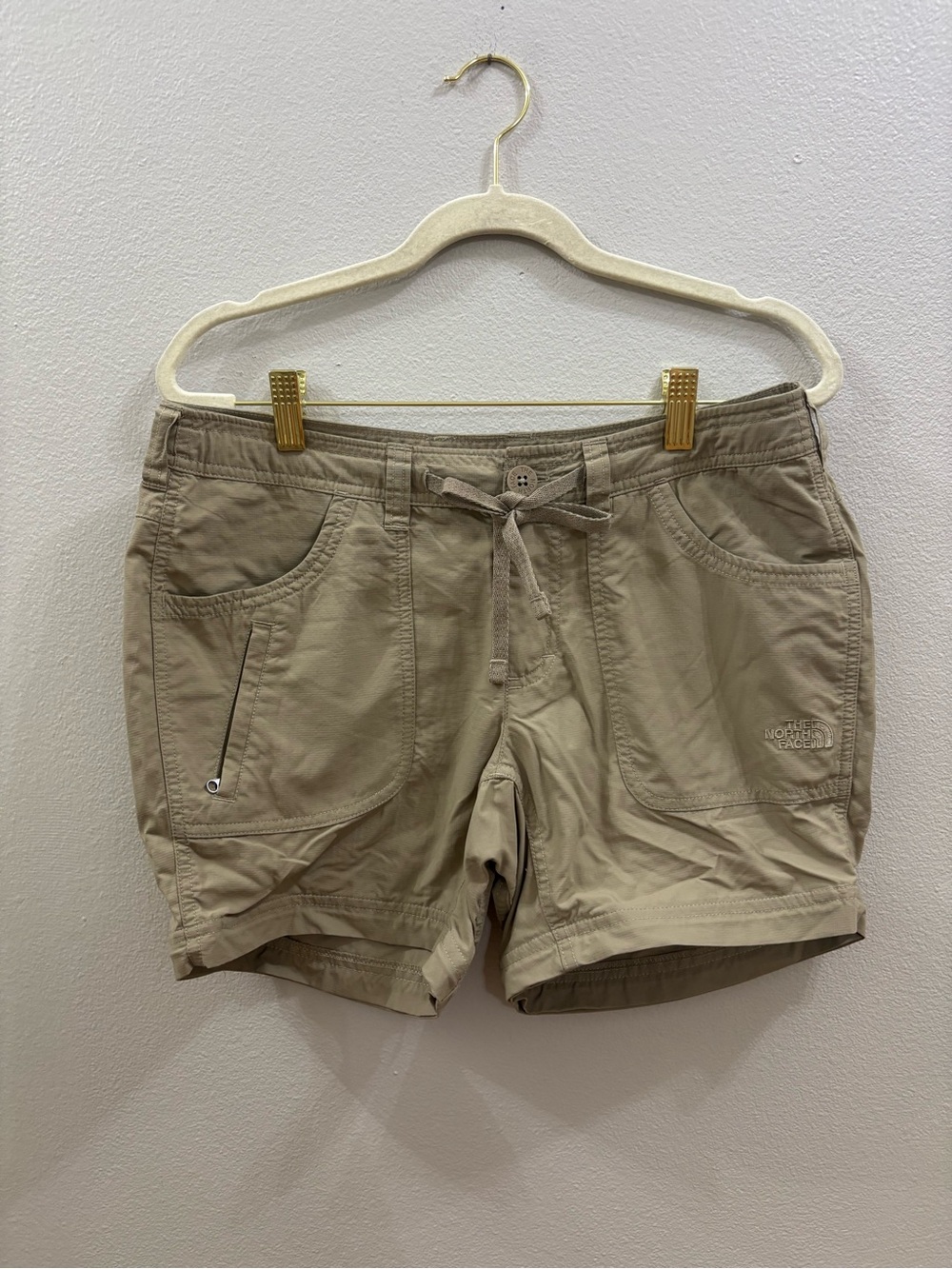 The North Face Women's Khaki Drawstring Utility Shorts